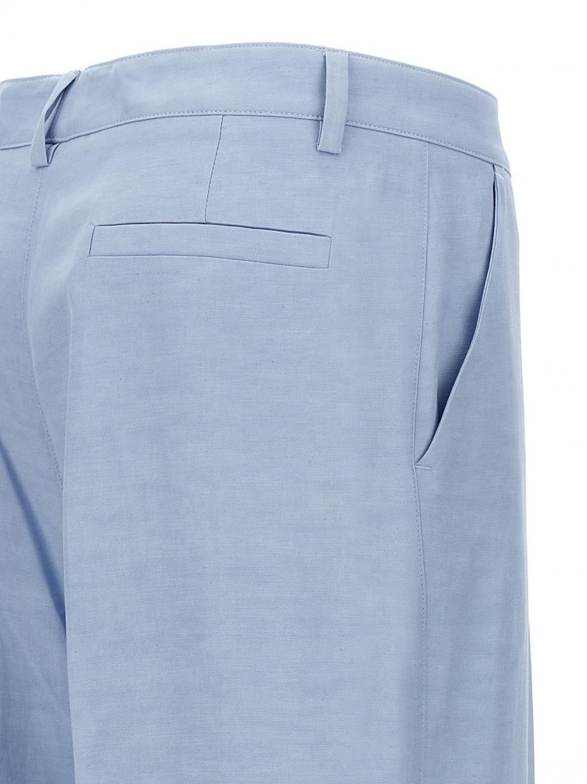 P. A.R. O.S. H.-Smart Pantaloni Celeste-Donna