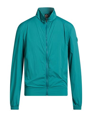 Man Jacket Emerald green Size L Polyamide
