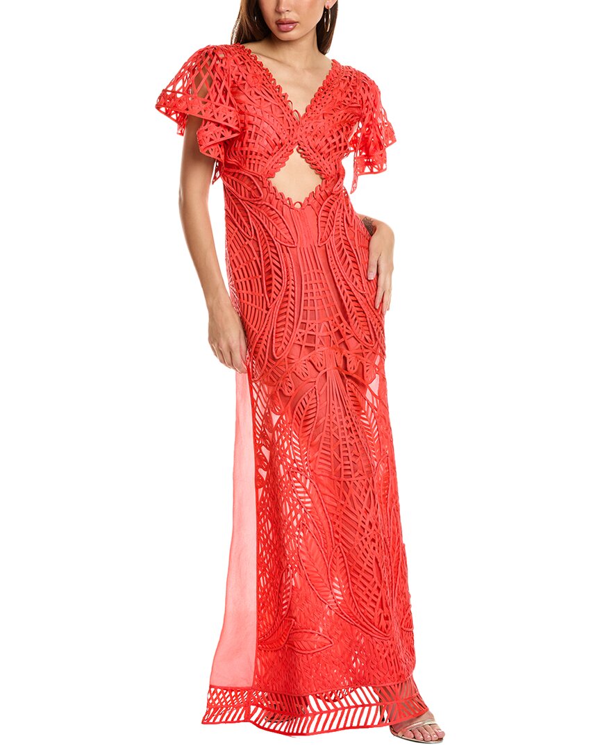 Lace Silk Gown