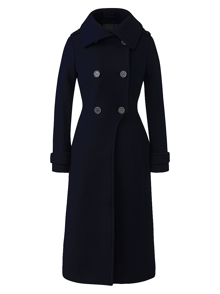 Women's Elodie Military Coat - Navy
