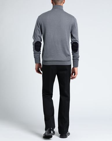 Man Turtleneck Grey Size 40 Merino Wool