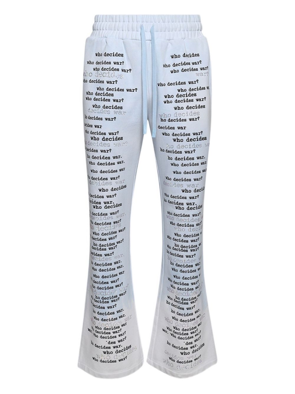 Who Decides War Scripture track pants - Blue