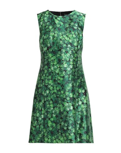 Woman Mini dress Green Size 2 Silk