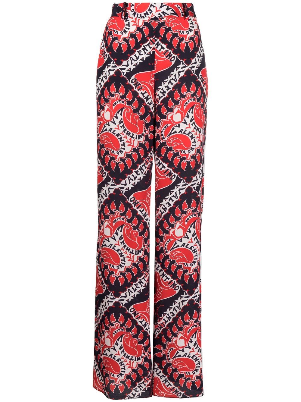 Archive Manifesto straight-leg trousers - Red