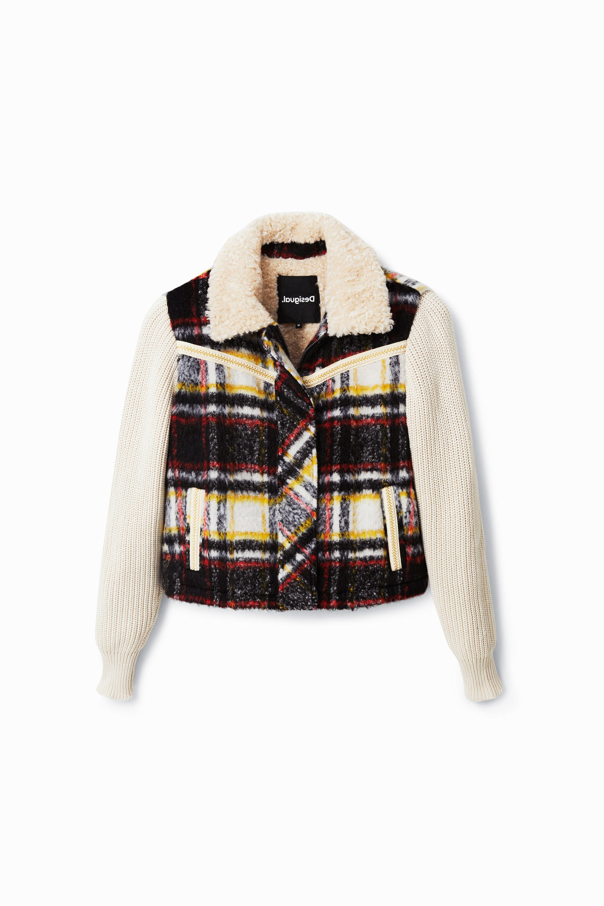 Fleece trucker jacket