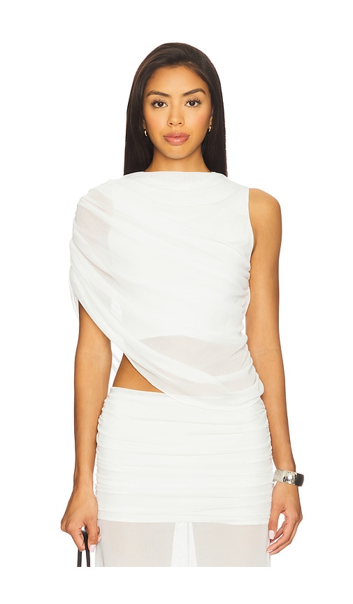 Amanda Uprichard x REVOLVE Leo Top in Ivory. XS. Also in S, M