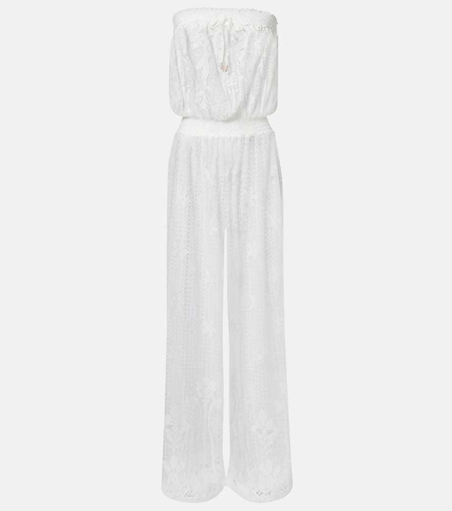 Viv cotton-blend jumpsuit
