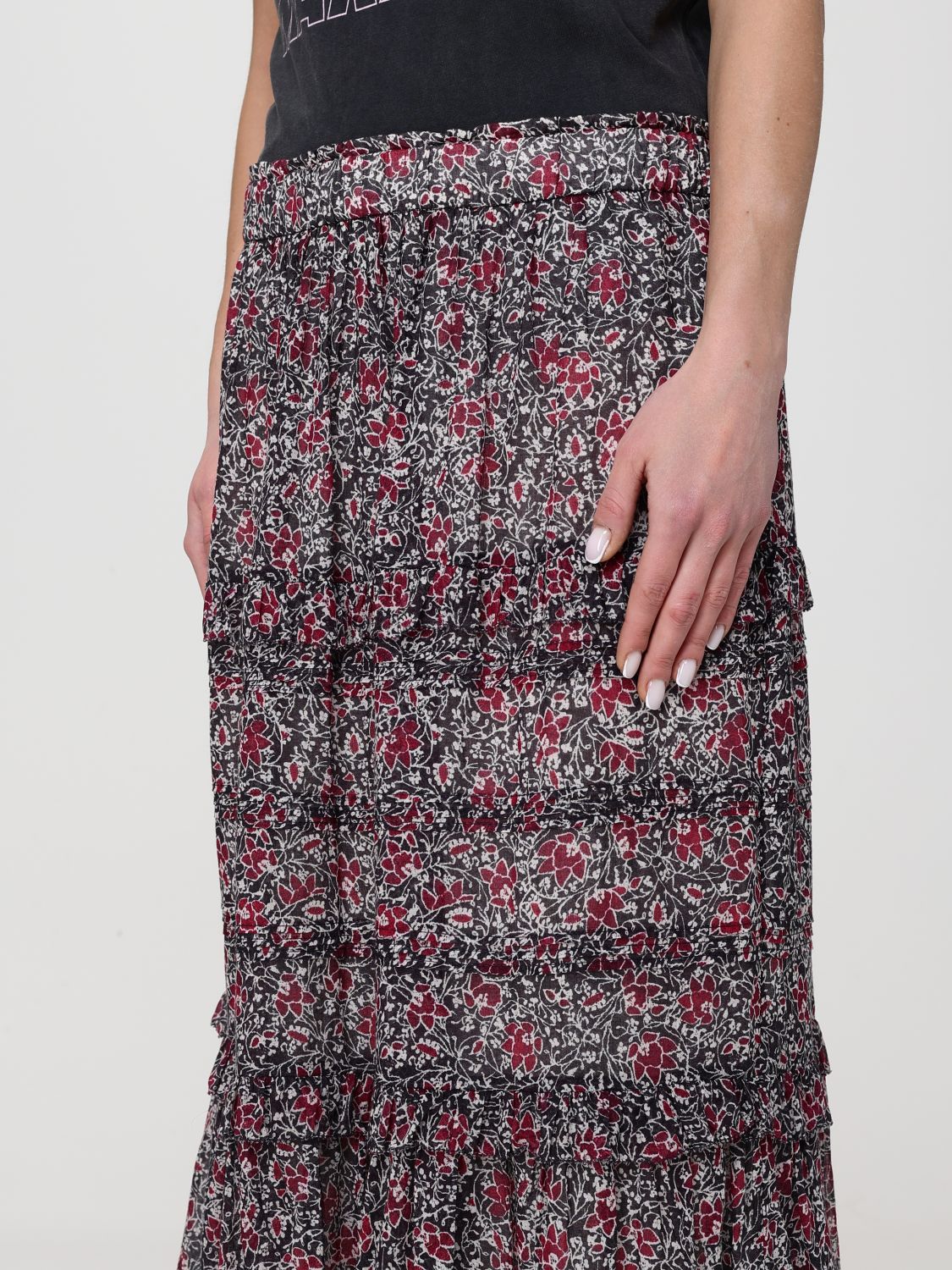 Skirt Woman color Red