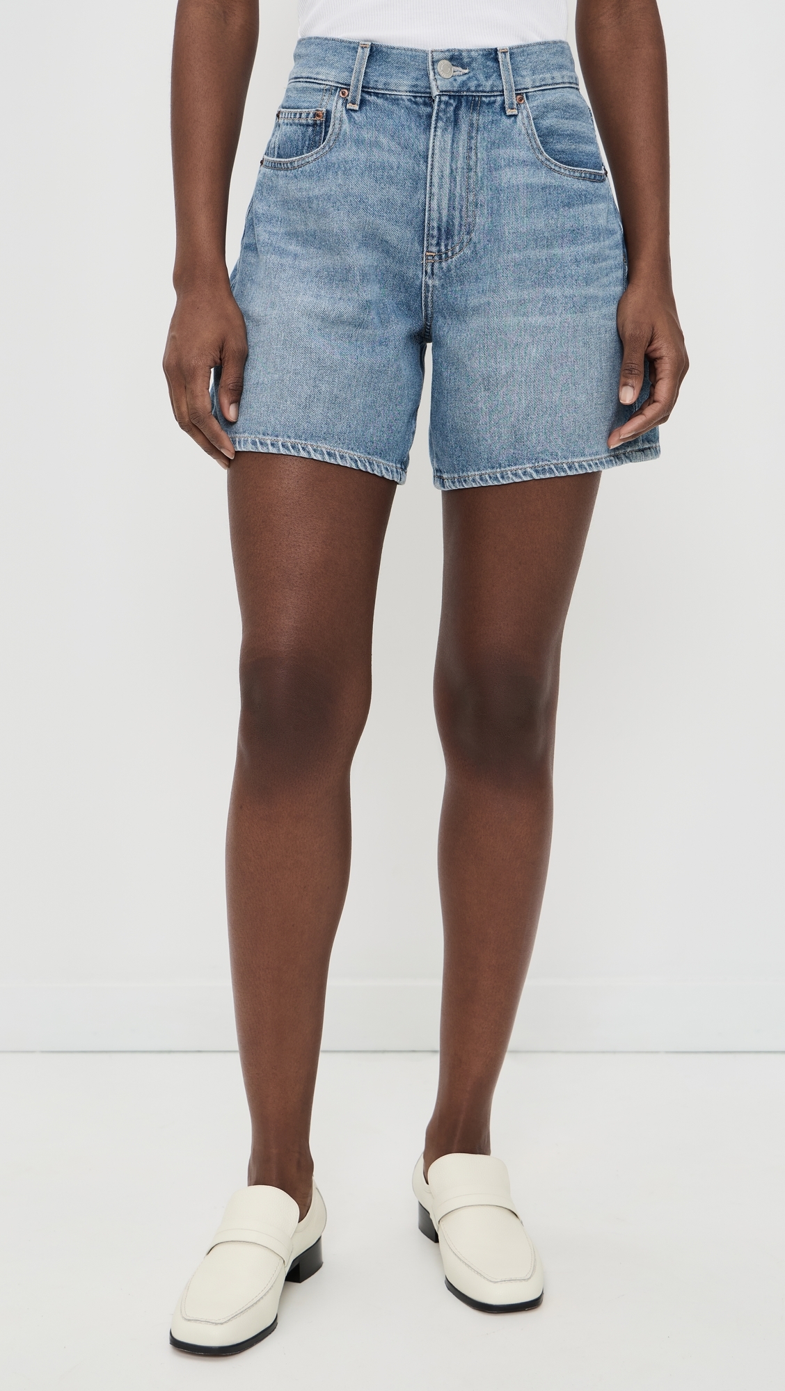 Frida High Rise Shorts Forget Me Not