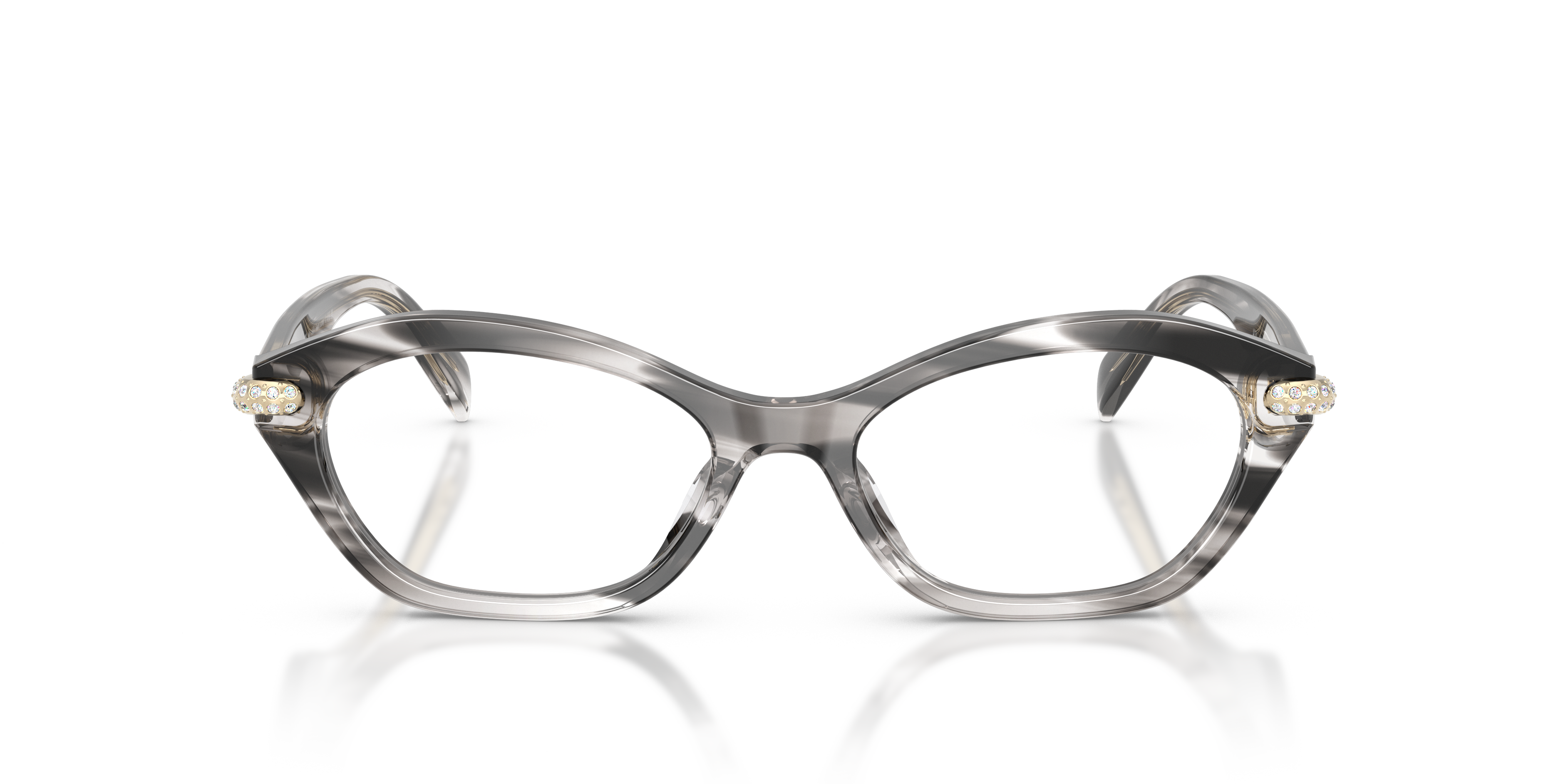 Michael Kors Mujer Michael Kors MK4186BU SAINT LUCIA 4034 Monturas ópticas Acetato Negro Transparente Redonda Norma