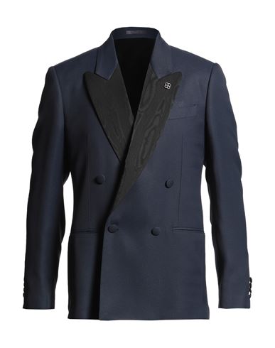 Man Blazer Navy Size 36 Viscose