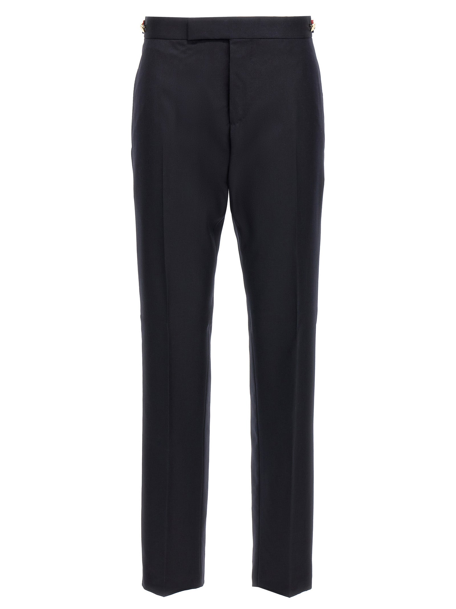 Wool Twill Trousers — Blue