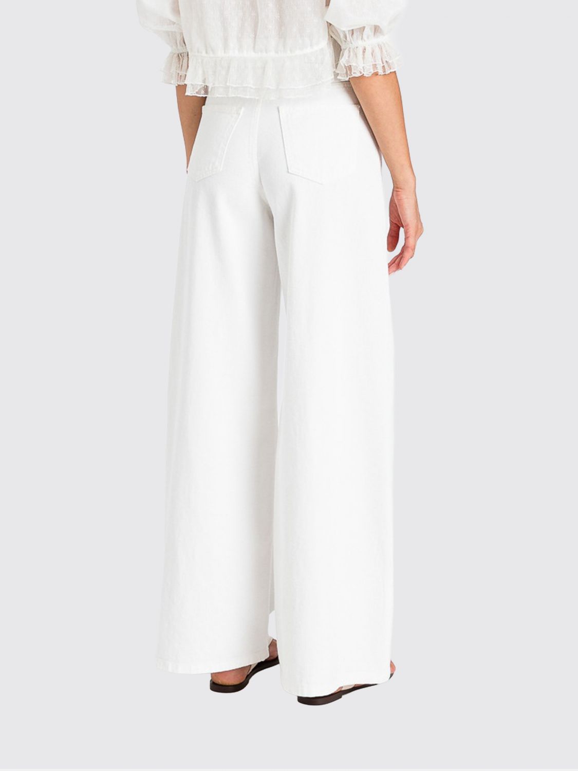 Jeans Woman color White