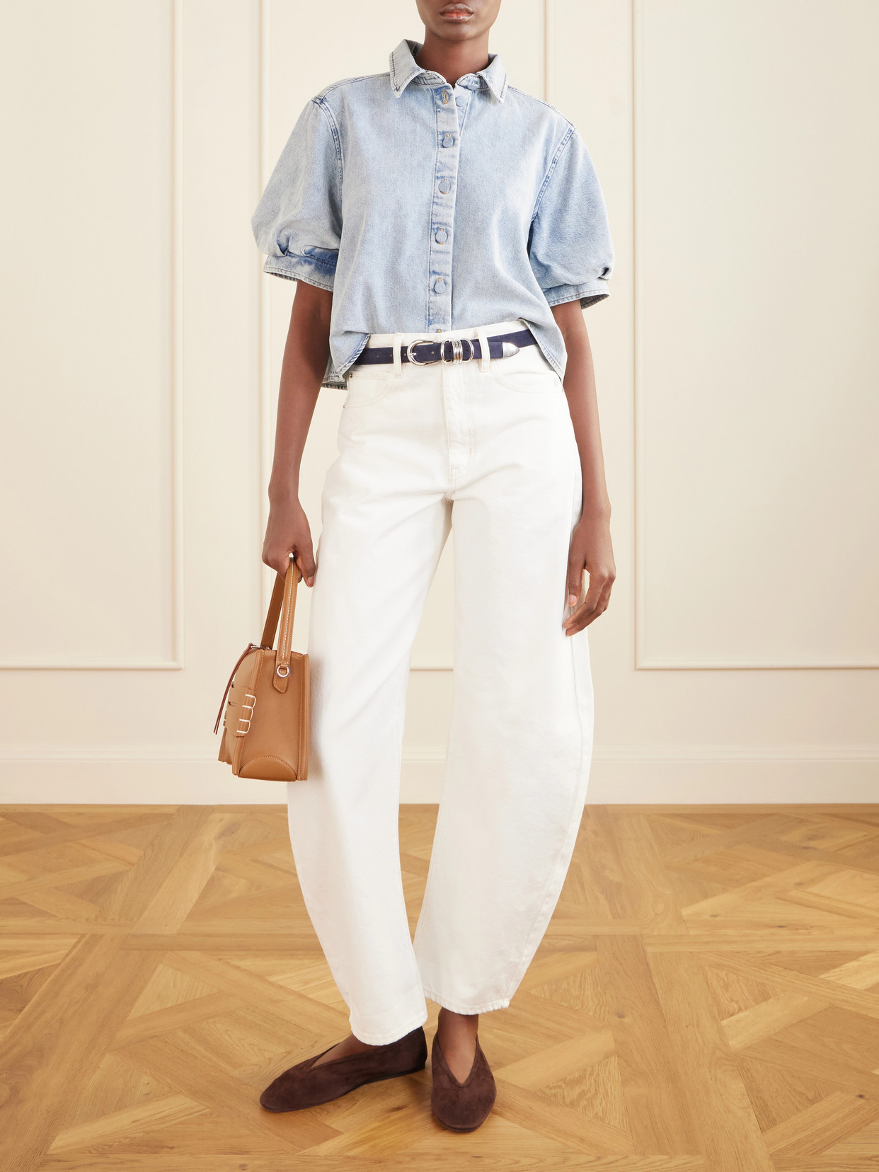 Recycled Denim Shirt - Blue