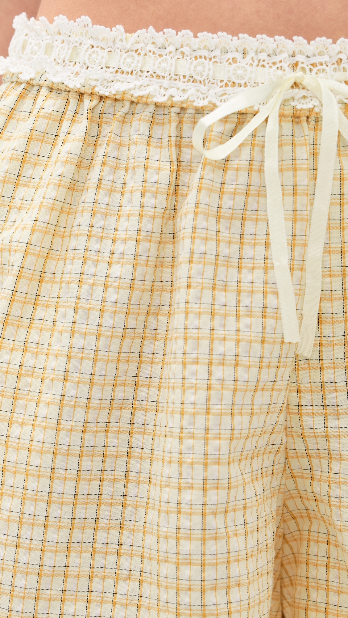 Emma Ruffle Shorts Yellow