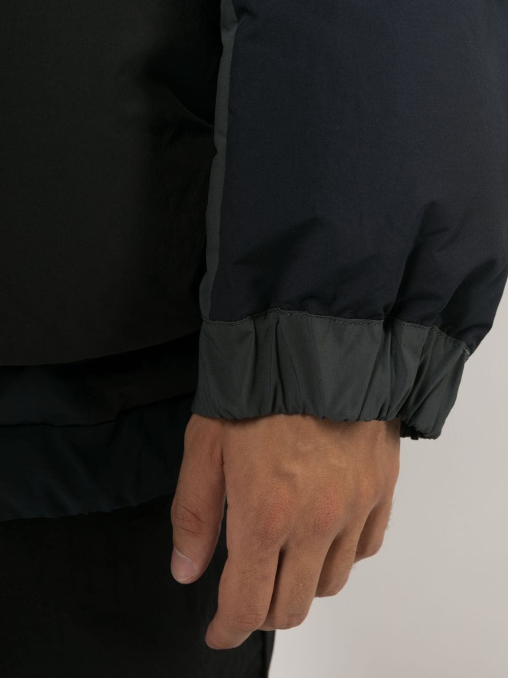 - Patchwork Padded Down Jacket