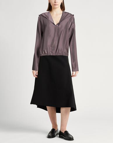 Chocolat Woman Top Dark purple Size 6 Lyocell, Silk