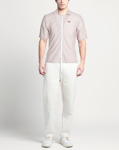Café Du Cycliste Man Shirt Taupe Size M Polyester, Elastane