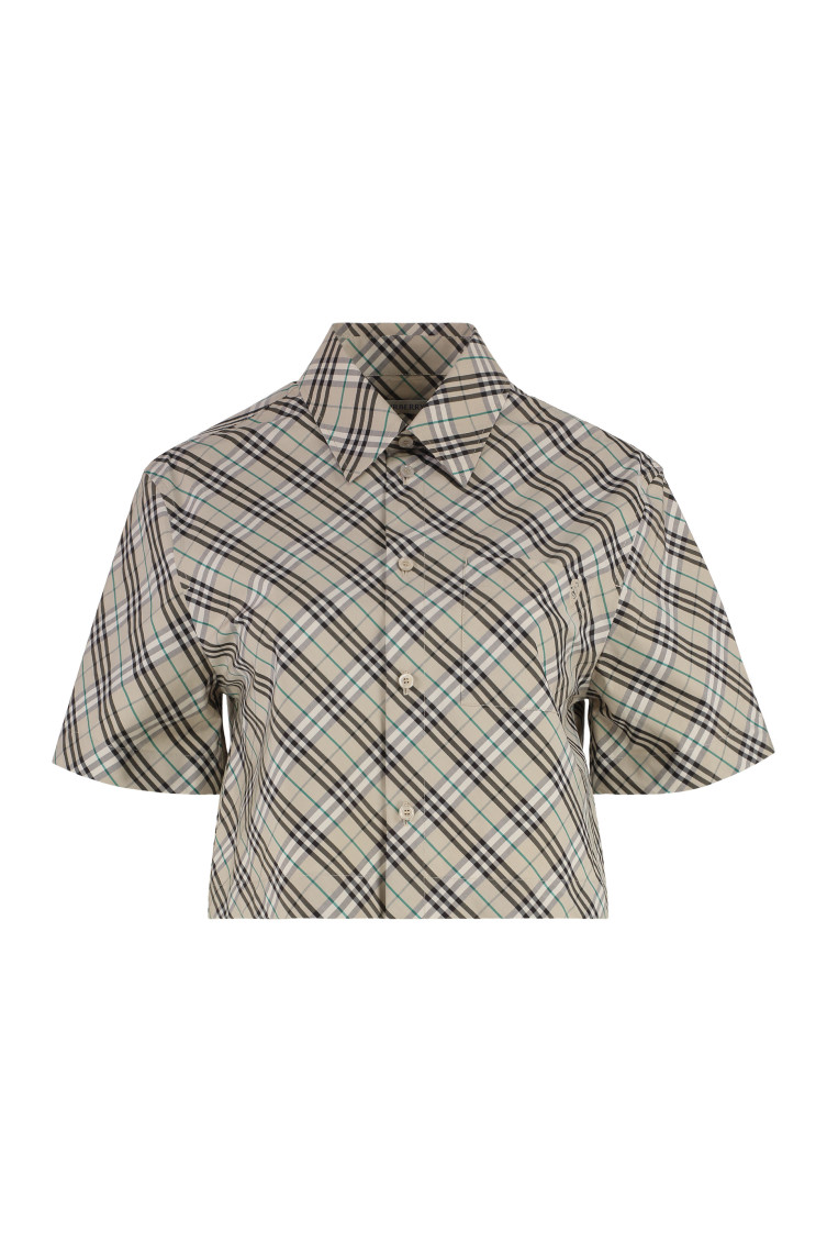 Grey Regular Checks Shirt