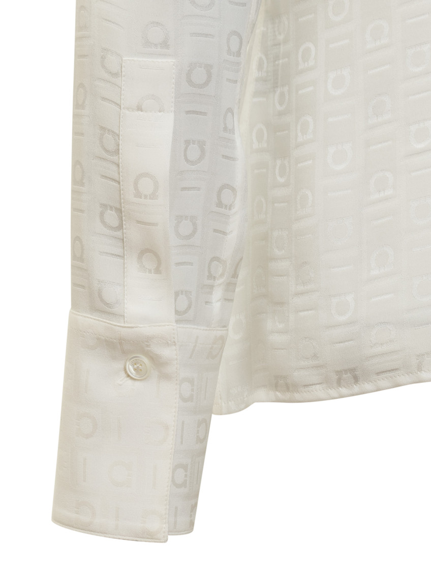 Silk Shirt With Logo