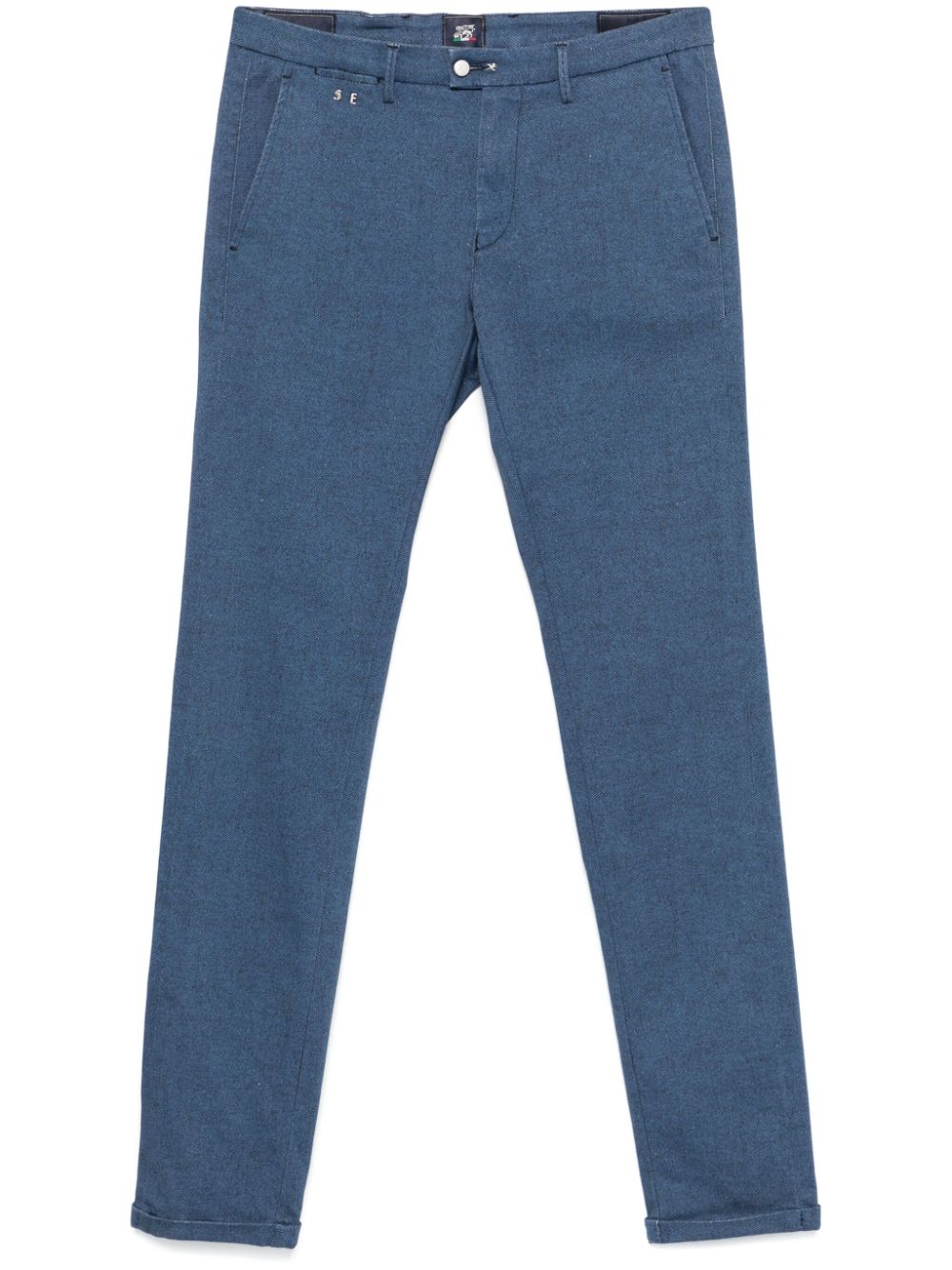 Herringbone trousers - Blue