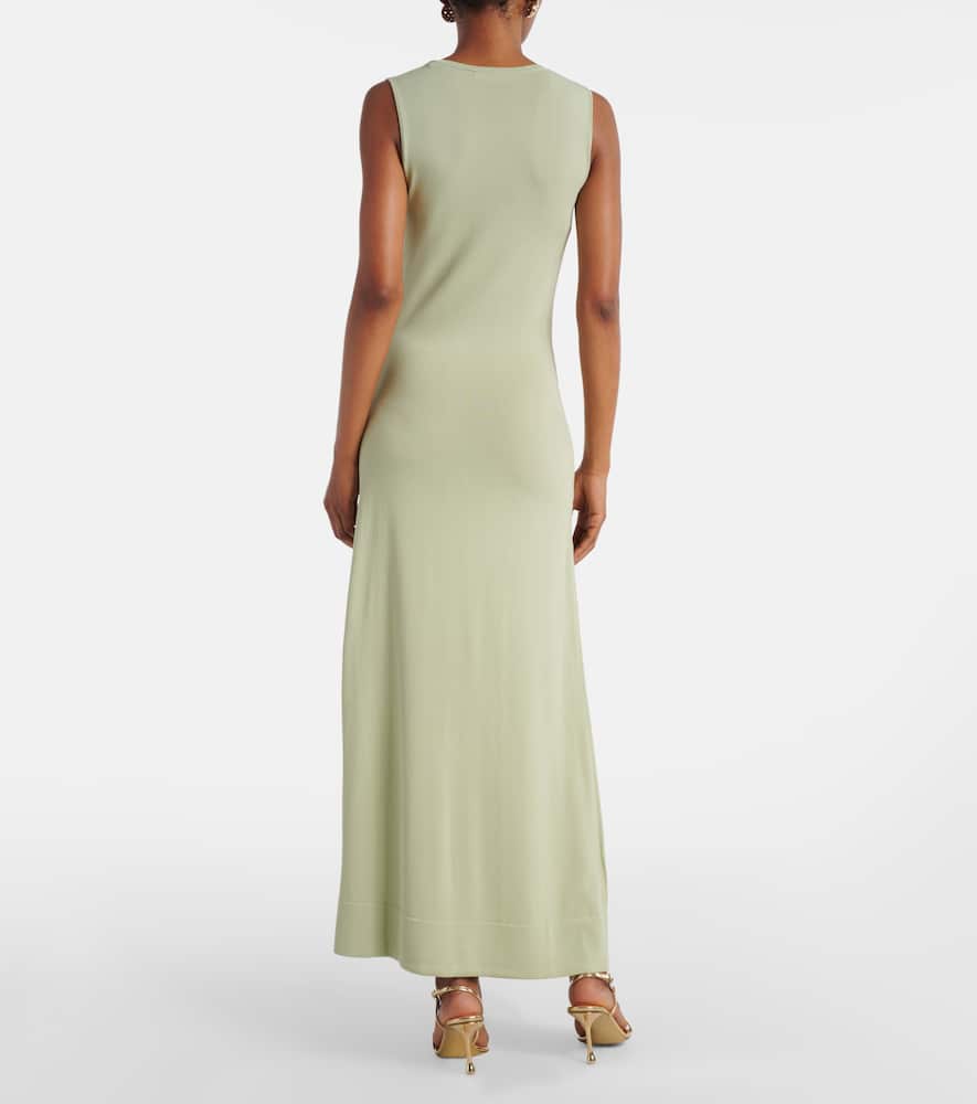 Gathered maxi dress