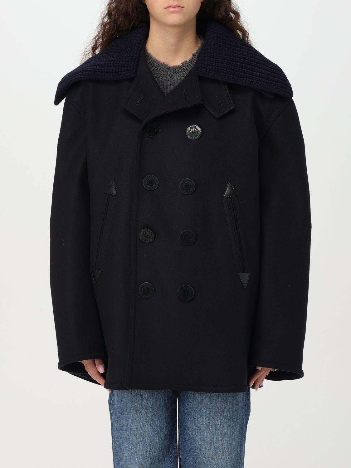 Coat Woman color Navy