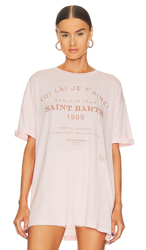 The Laundry Room T-SHIRT SAINT BARTH 89 en Pink.  M. Also en
