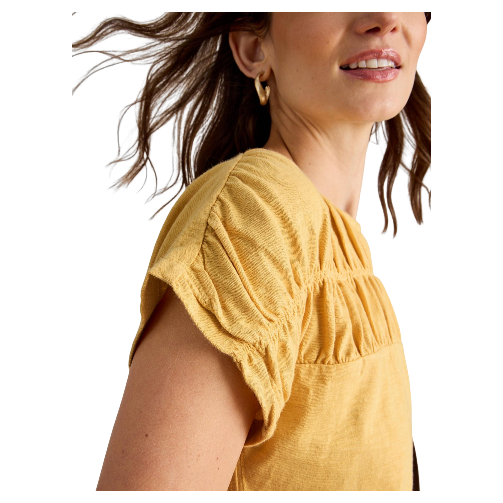 White Stuff Rachel Ruched Tee