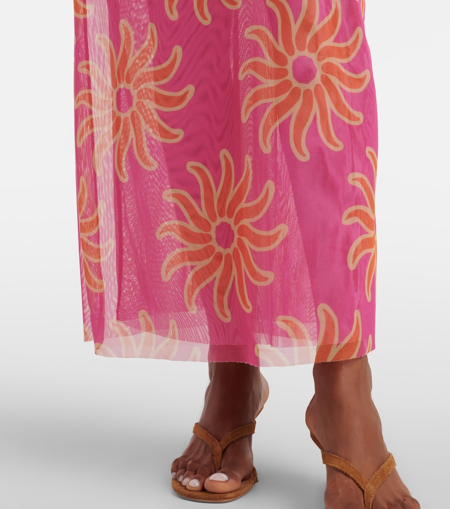 Daphne printed midi dress