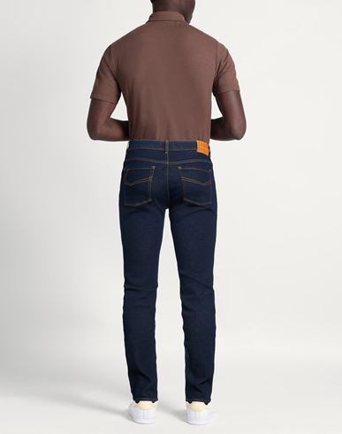 Man Jeans Blue Size 32 Cotton, Elastane