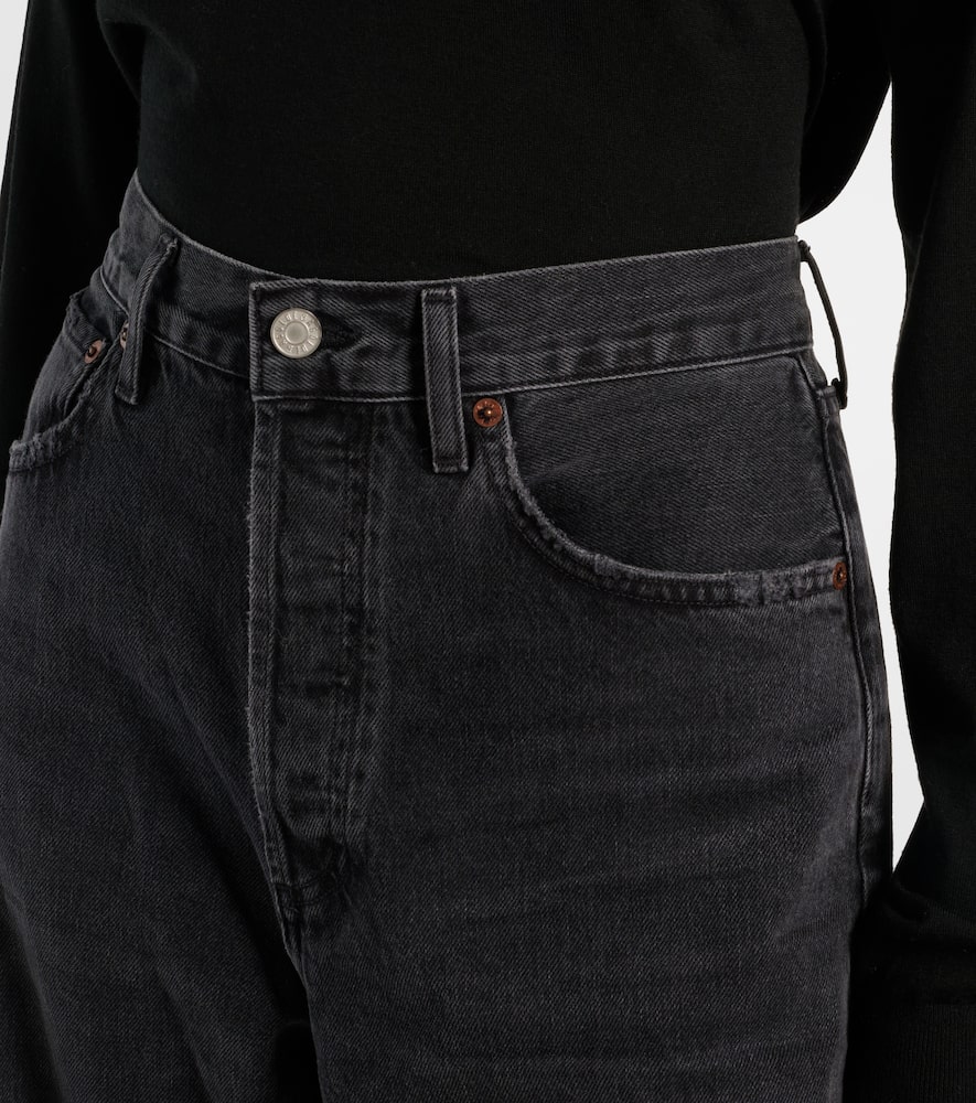 Dame high-rise wide-leg jeans