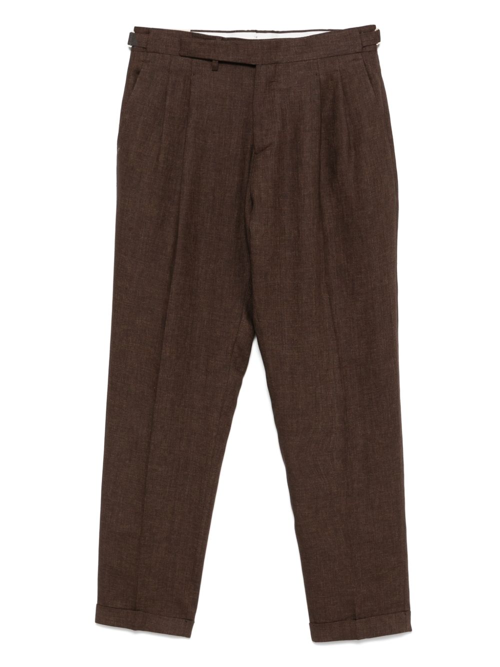 Briglia 1949 linen trousers - Black
