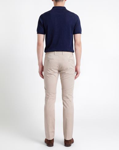 Man Pants Beige Size 30 Cotton, Elastane