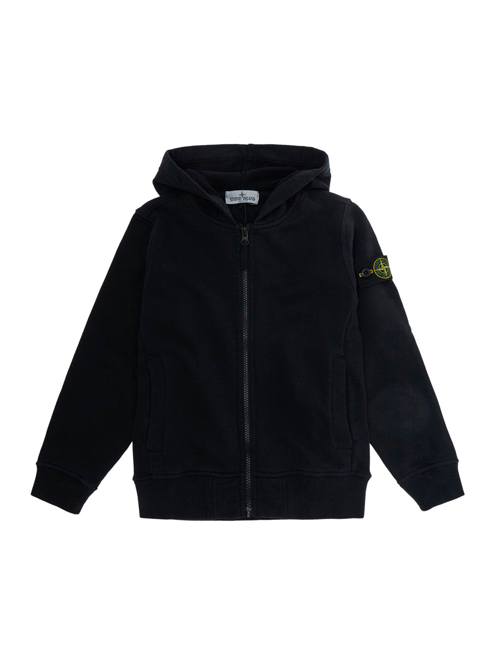 Technical Fabric Hooded Hoodie — Black