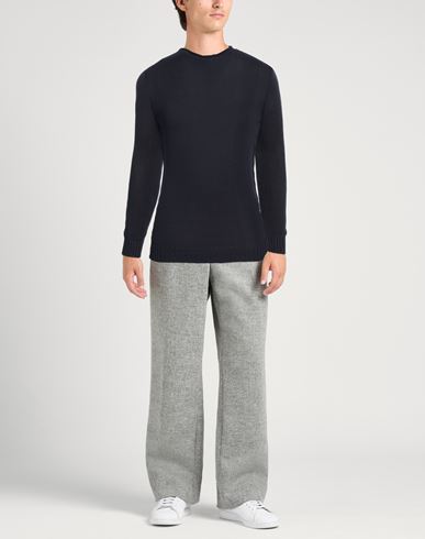 Rossopuro Man Sweater Midnight blue Size 4 Cotton