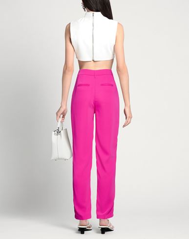 Woman Pants Magenta Size 10 Polyester
