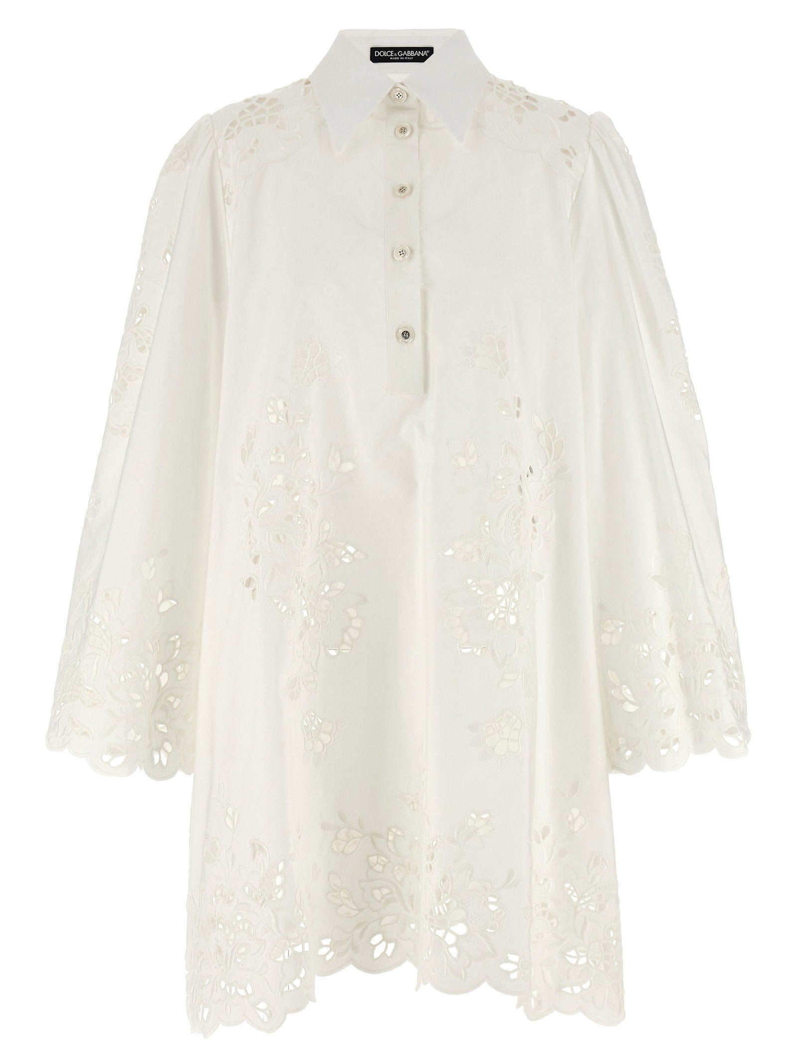 Capri Shirt Dress — Cream