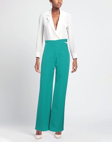 Woman Pants Emerald green