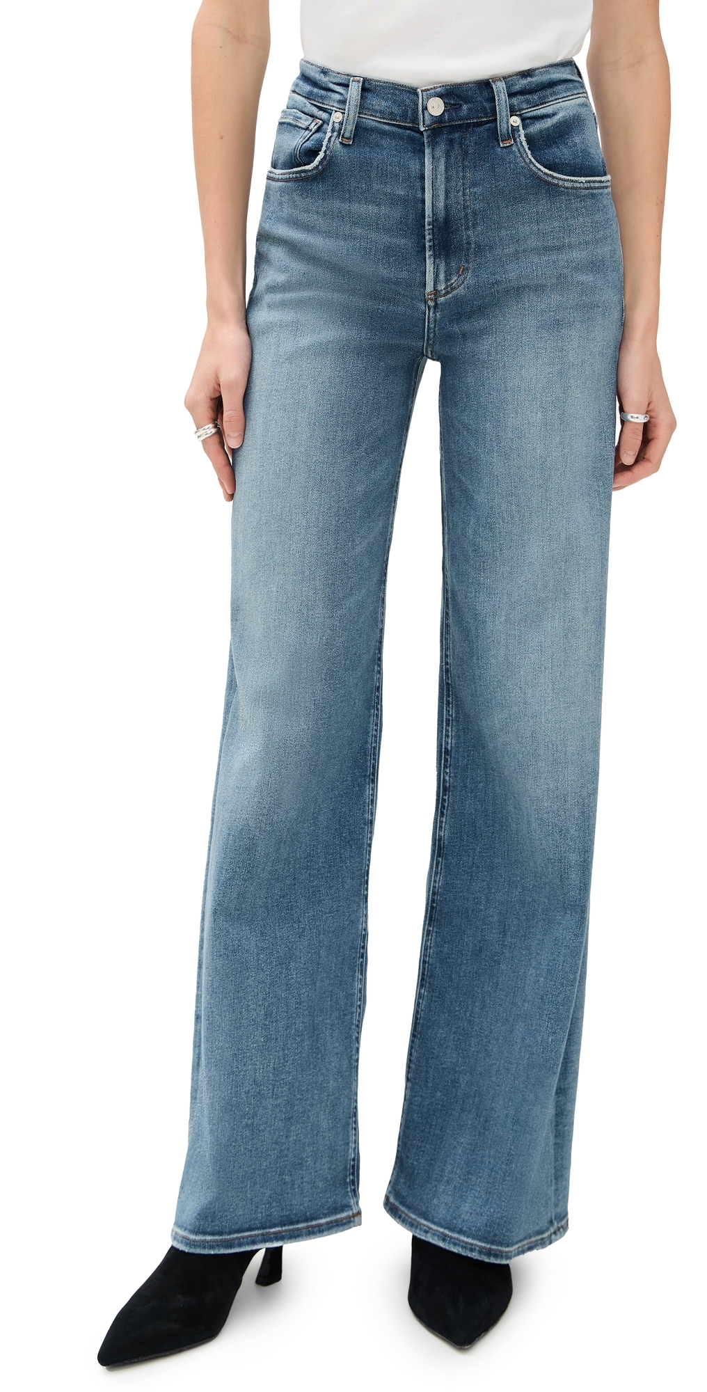 Lyra Long Wide Leg Jeans Cooper