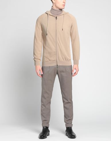 Man Cardigan Beige Size S Cotton