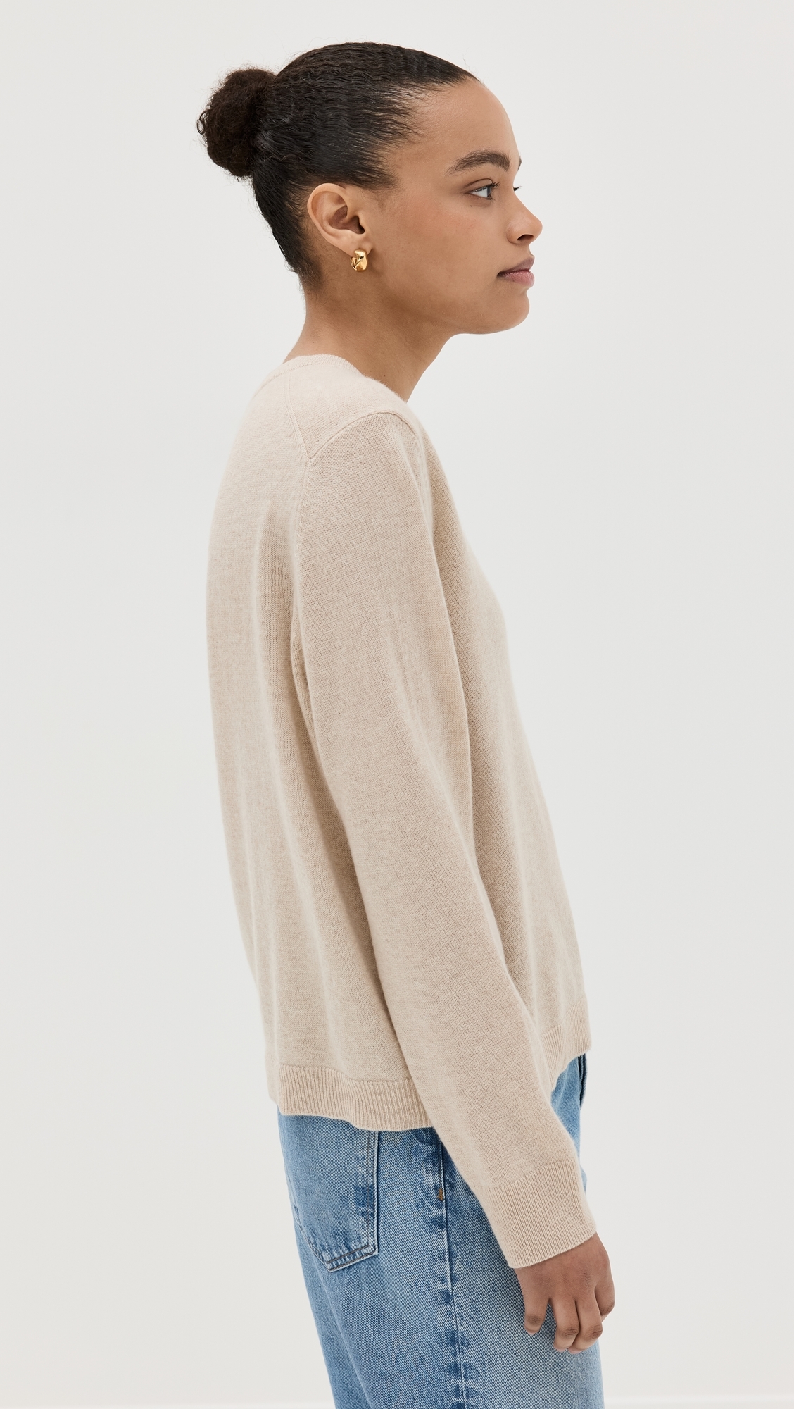Flynn Cashmere Sweater Oatmeal