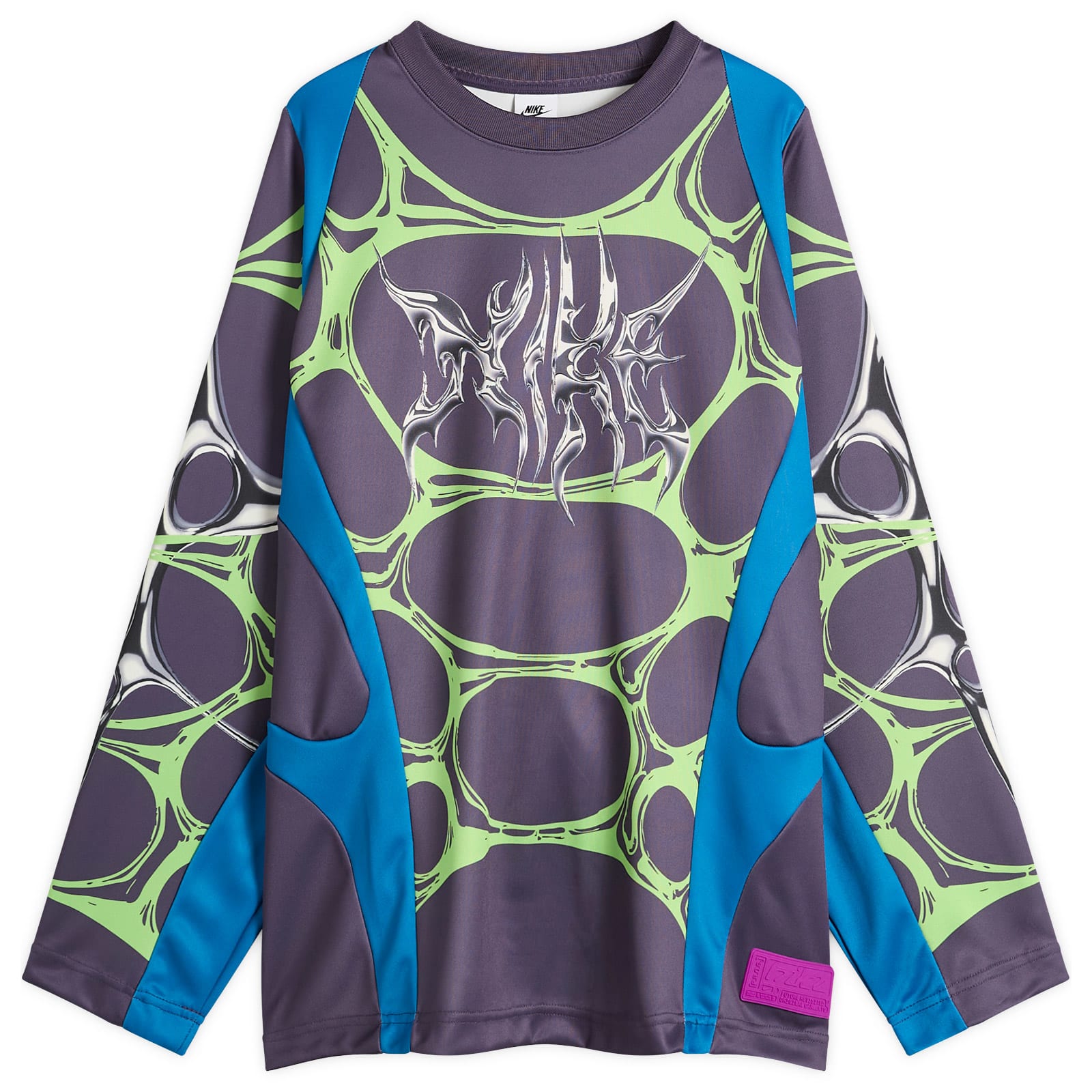 Men's Project F.R.O.G. Jelly Cage Jersey Top in Brilliant Blue/Dark Raisin/Vivid Purple