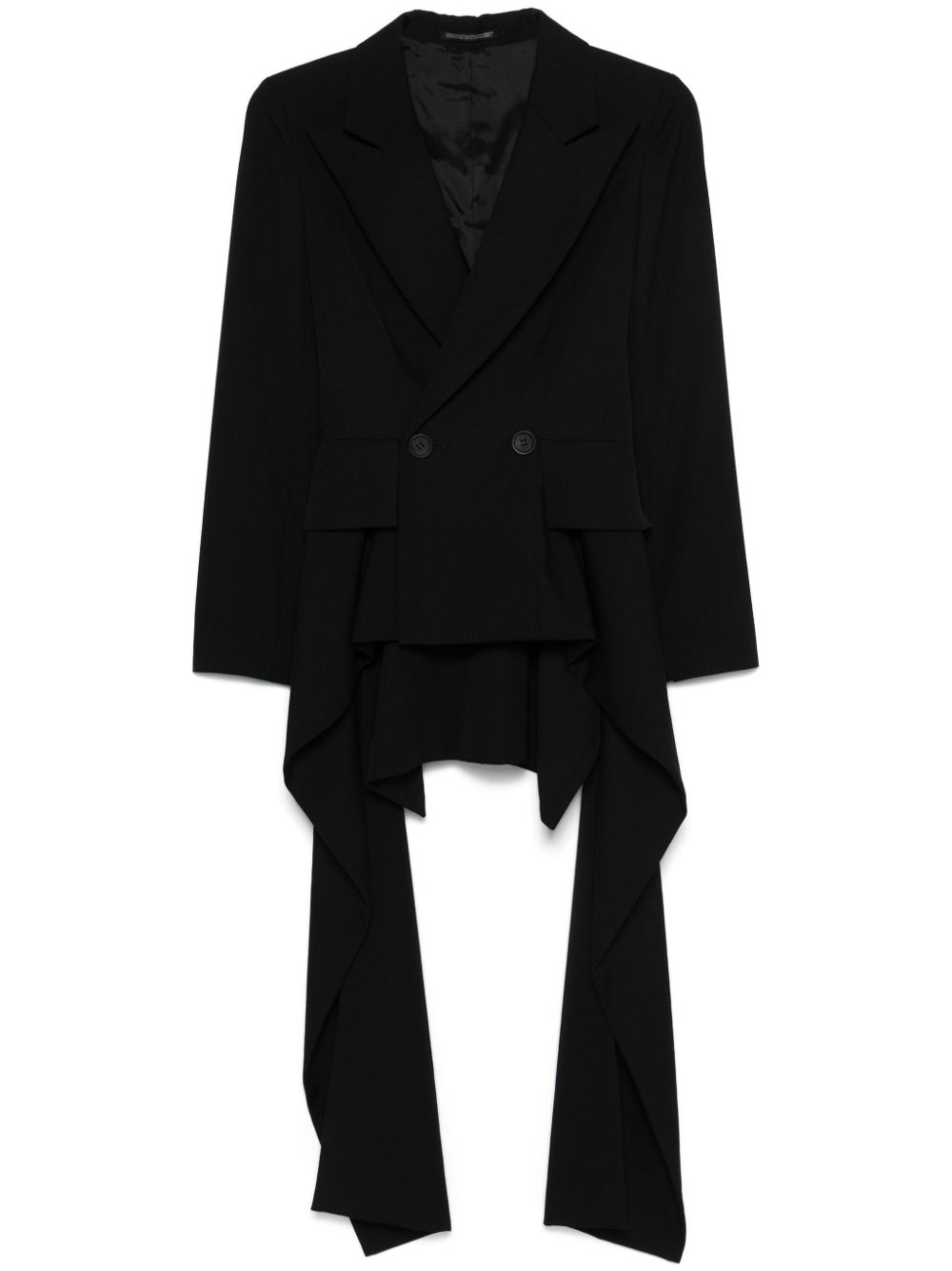 Draped blazer - Black