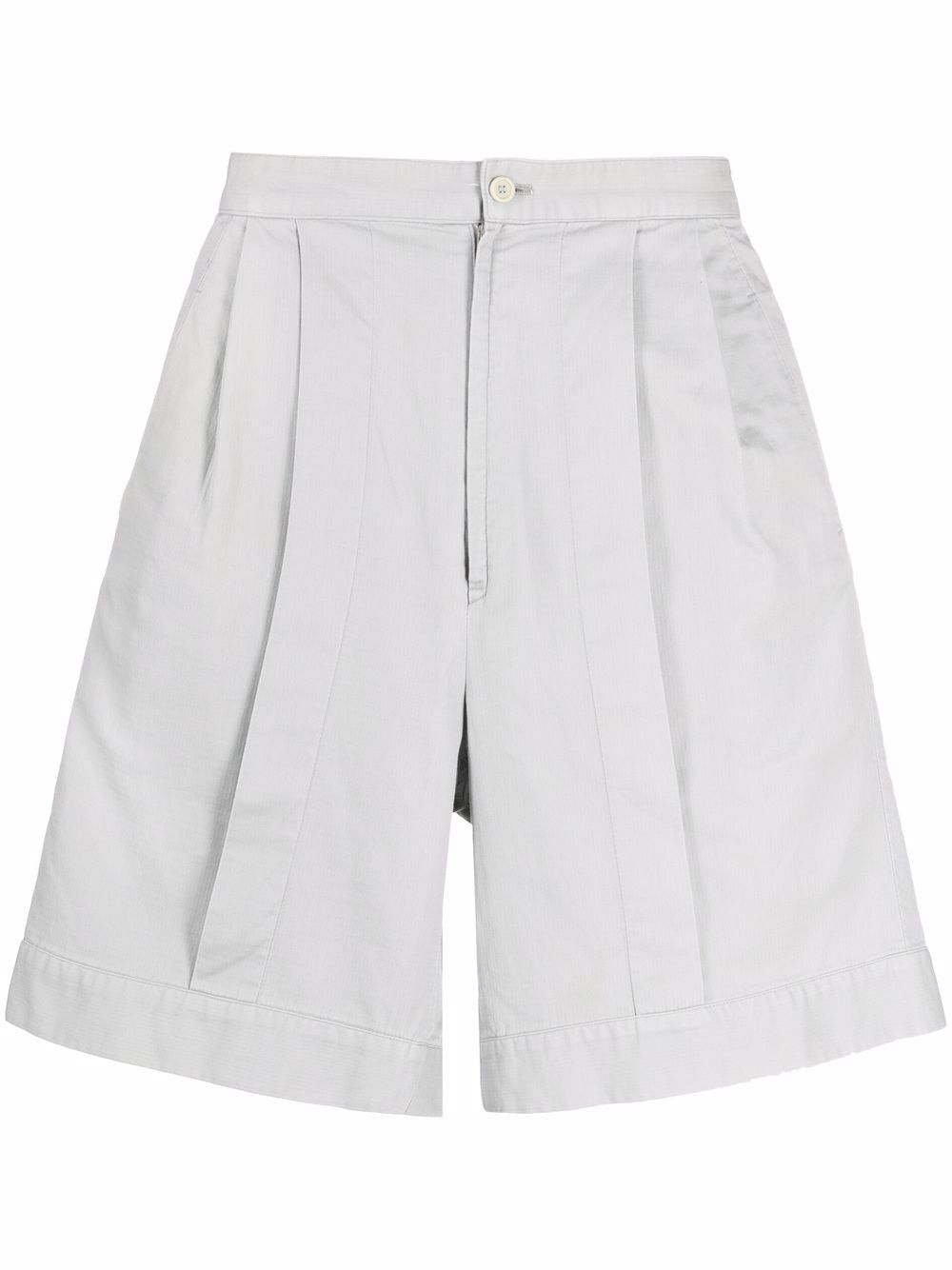 1970s high-waist Bermuda shorts - Grey