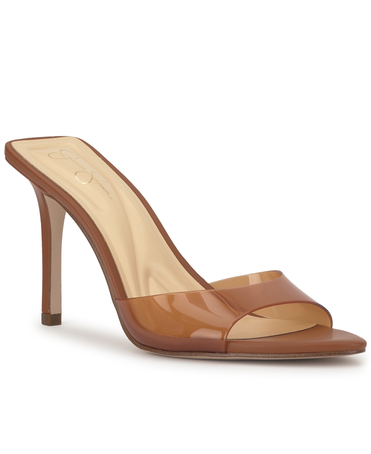 Women's Dravie Stiletto Sandals - Soft Caramel Vinyl
