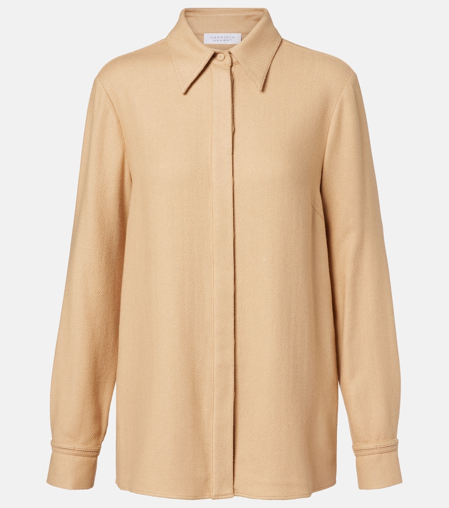 Cruz cashmere and silk shirt