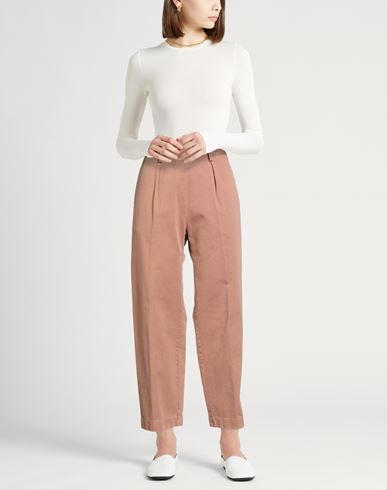 Forte_forte Woman Pants Light brown Size 1 Cotton