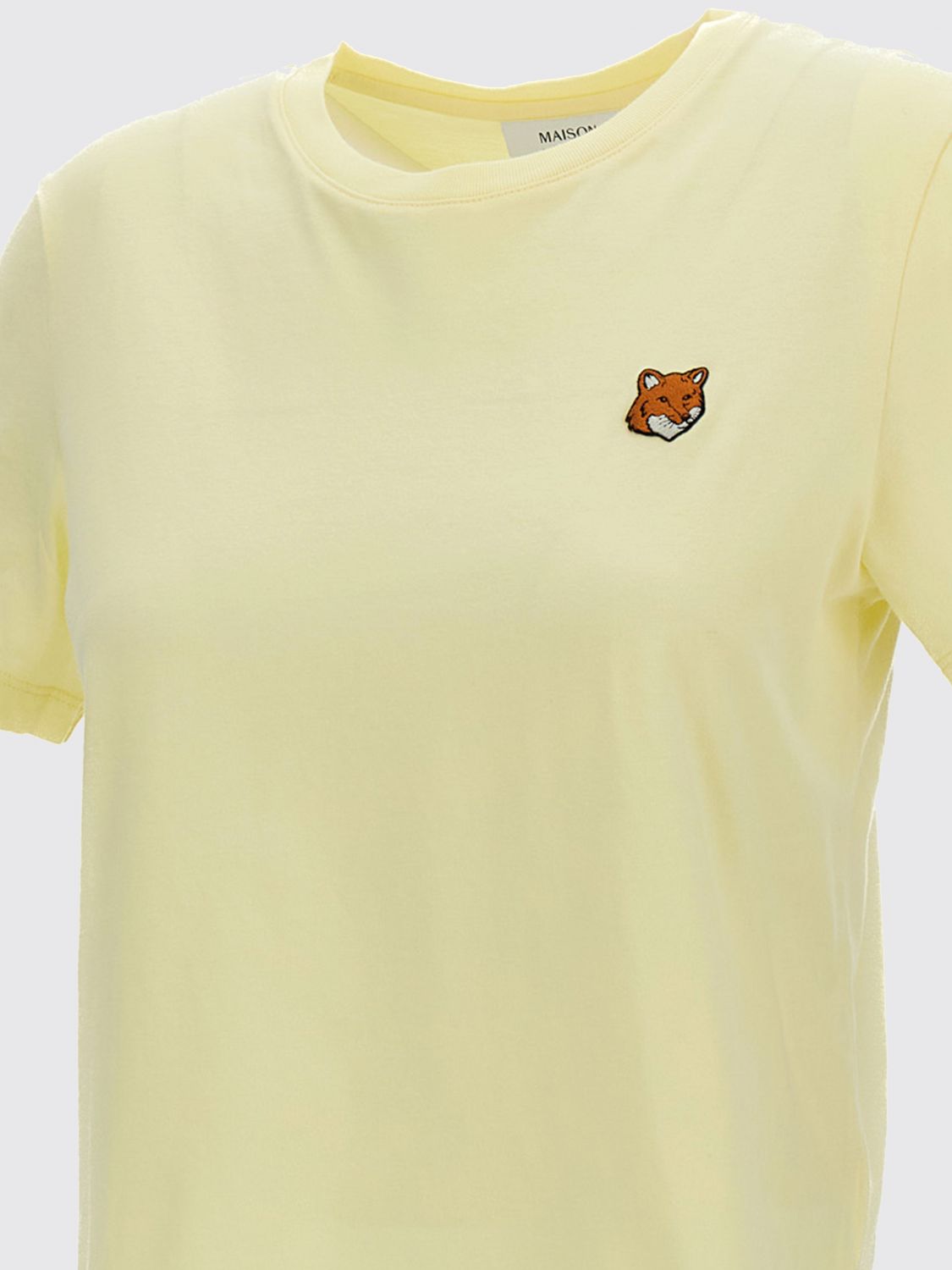 T-shirt With Fox Head Embroidery