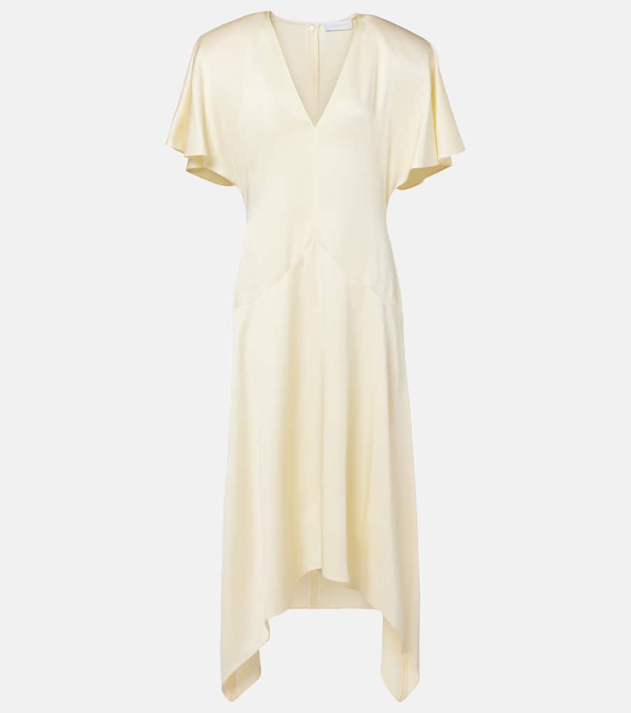 Satin midi dress